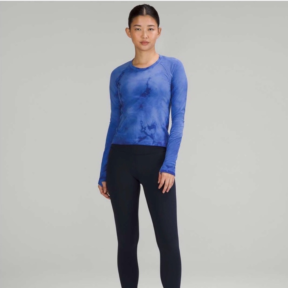 Lululemon Swiftly Tech 2.0 race length Long Sleeve Top marble dye psychic - Picture 3 of 6